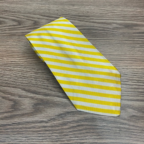 Robert Talbott Other - Robert Talbott Yellow/Gold & White Stripe Tie